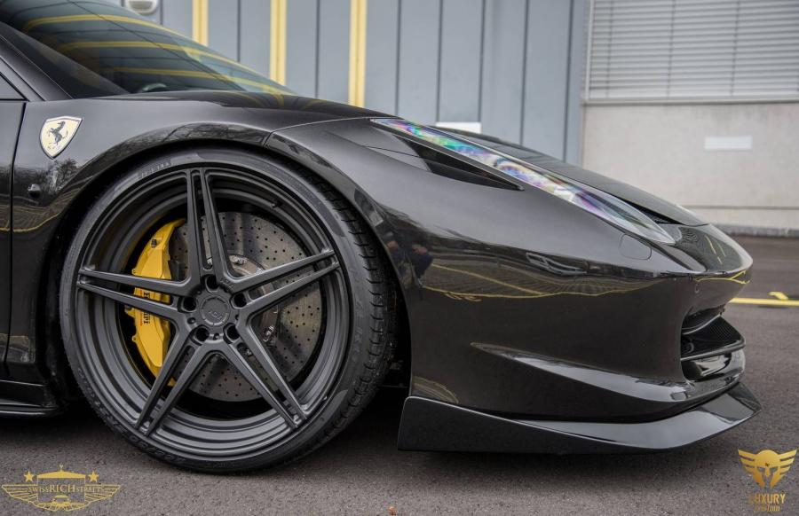  Ferrari 458 Italia Murdered Out by Luxury Customs 2014 года  (фото 14 из 23)